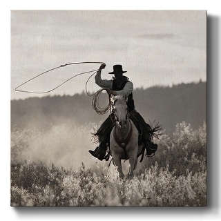 Ponderosa Cowboy-Gallery Wrapped Canvas