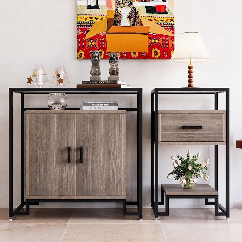 Modern Storage Cabinet - Large Storage Capacity
