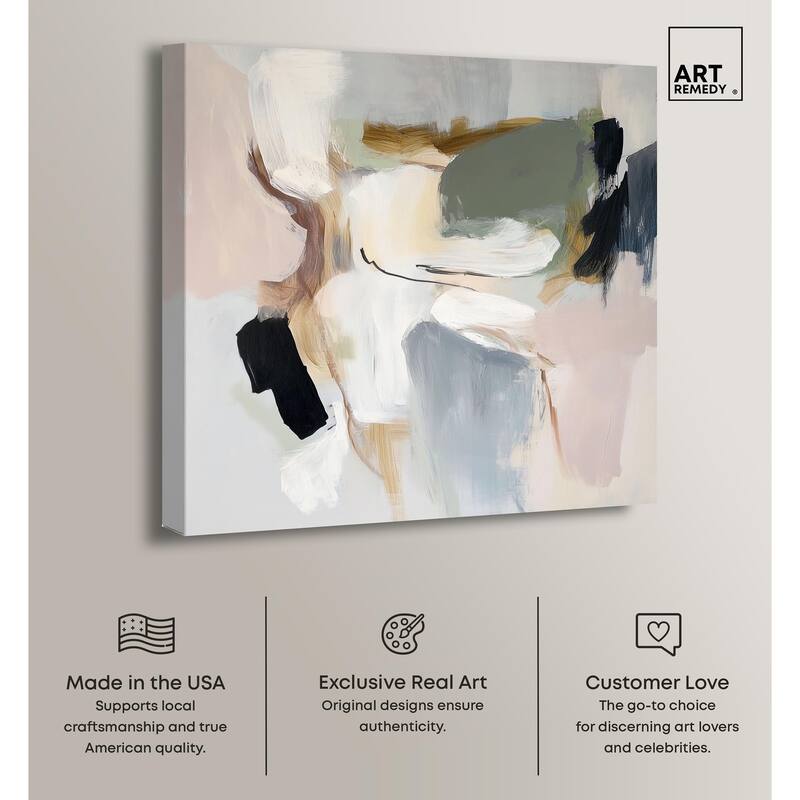 Softened Encounters II Canvas by Art Remedy, Gallery Wrapped