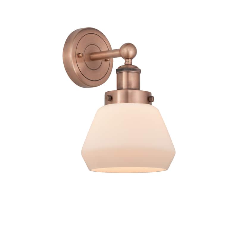 Innovations Lighting 616-1W-10-7 Fulton Sconce Fulton 10" Tall Wall