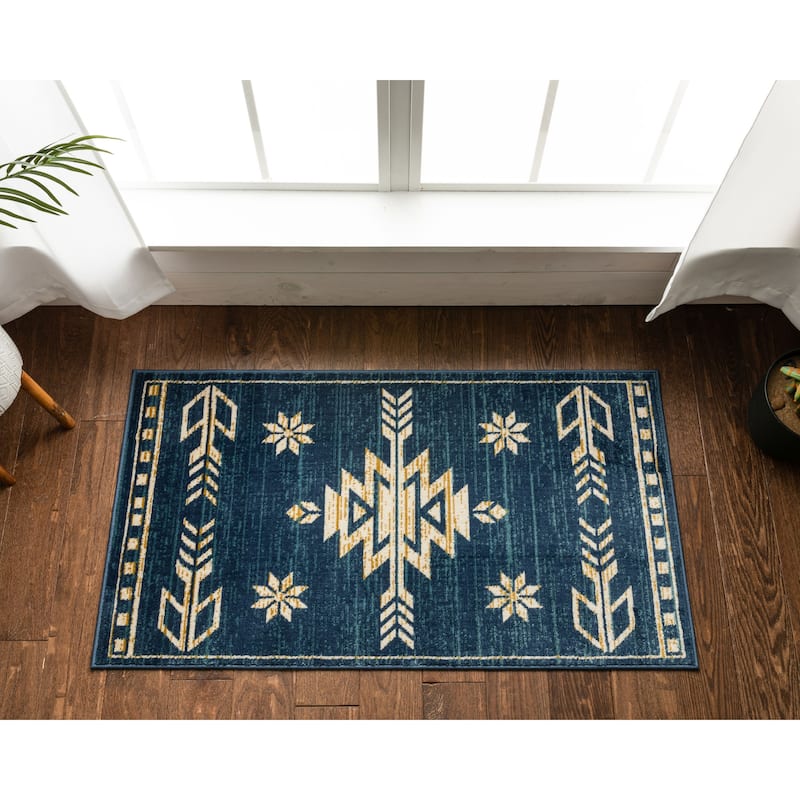 Well Woven Tulsa Canton Southwestern Area Rug