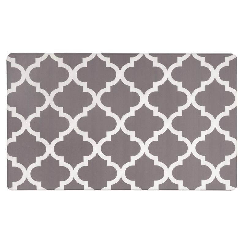 World Rug Gallery Moroccan Trellis Anti Fatigue Mat