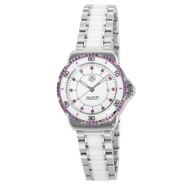 tag heuer formula 1 diamond set ceramic ladies watch