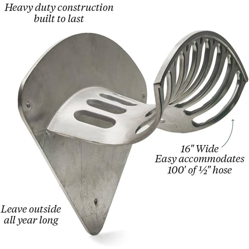 Kings County Tools Hose Hanger - Garden Hose Holder for 100ft 1/2" Hoses