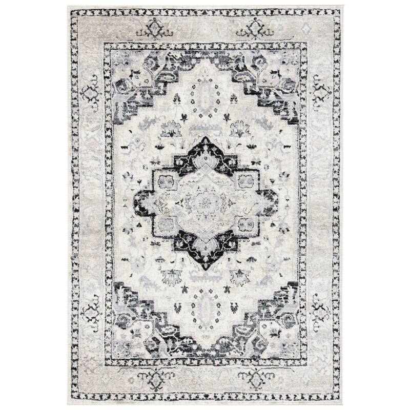 SAFAVIEH, Brentwood Eustachia Oriental Distressed Rug - 5'3" x 7'6"