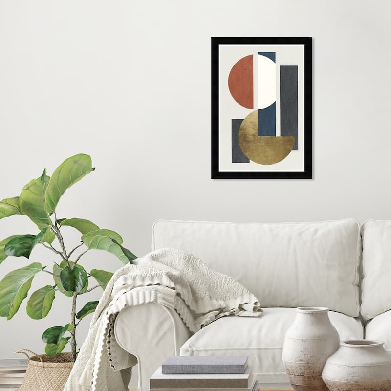 Wynwood Studio Prints Abstract Serenity White and Modern & Contemporary Wall Art Canvas Print - Black