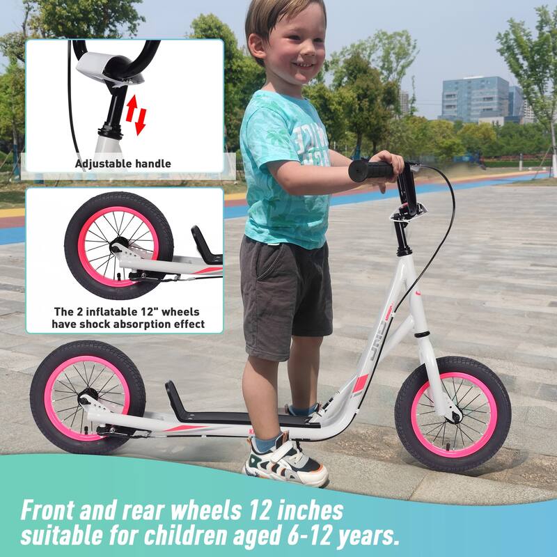 Youth Scooter Kick Scooter for Kids with Adjustable Handlebar