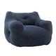preview thumbnail 18 of 68, Bean Bag Sofa Chair with Armrests Stuffed High-Density Foam
