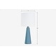preview thumbnail 43 of 106, 16-in. Glass Lamp w/ Brushed Nickel Accents and Drum Shade