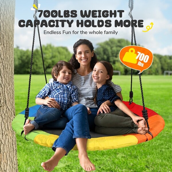 40'' Trekassy 700lb Saucer Tree Swing for Kids Adults 900D Oxford