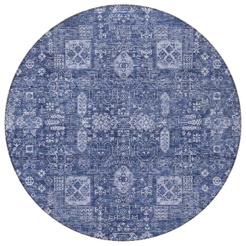 HomeRoots Oriental Transitional Rectangle Outdoor Rug
