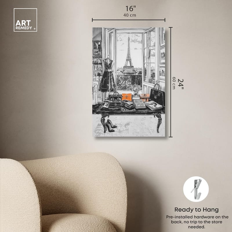 Her Favorite Room Canvas by Art Remedy, Gallery Wrapped