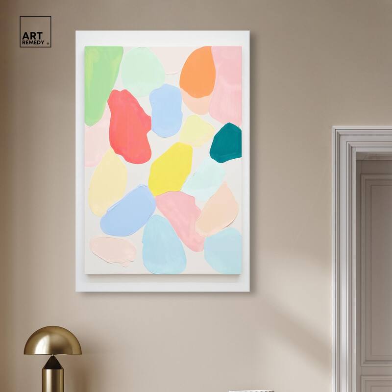 Sorbet Smudges II Canvas by Art Remedy, Gallery Wrapped