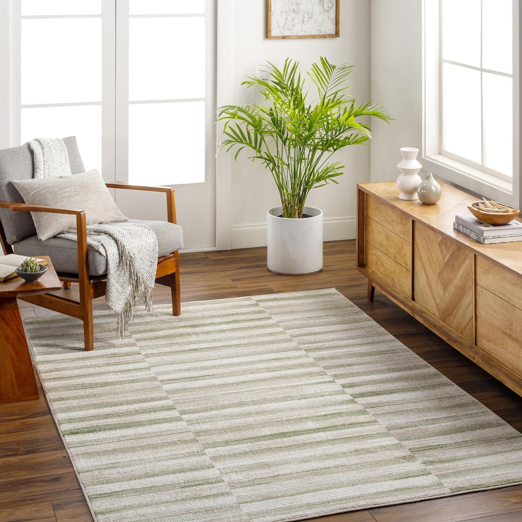 Livabliss Transitional San Francisco Checkered Area Rug