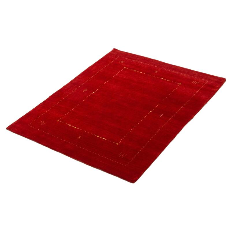 Kashkuli Gabbeh Red Rug 4'8" x 6'4" - 4'8 x 6'4