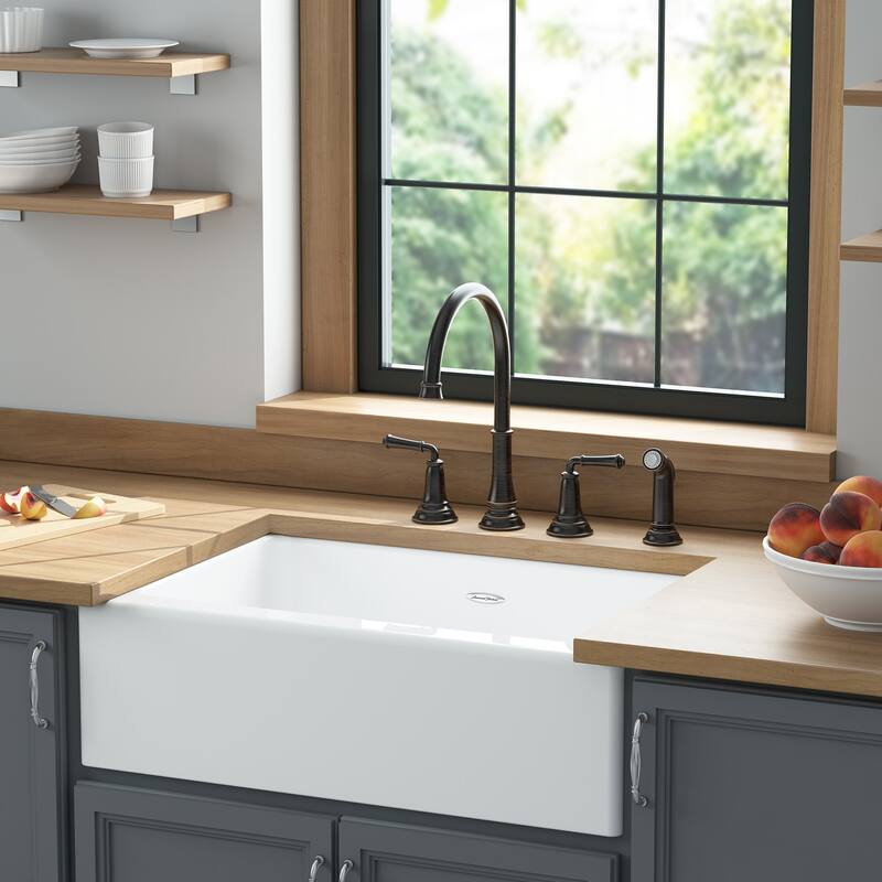 American Standard Delancey 30" Farmhouse Single Basin Cast Iron