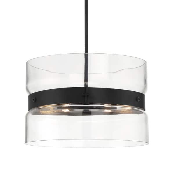 slide 2 of 2, Designers Fountain D222C-16P Midnight LA 6 Light 15" Wide Pendant Matte Black