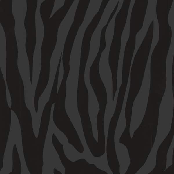 Shop Brewster 450 67325 Zebbie Black Zebra Print Wallpaper Black