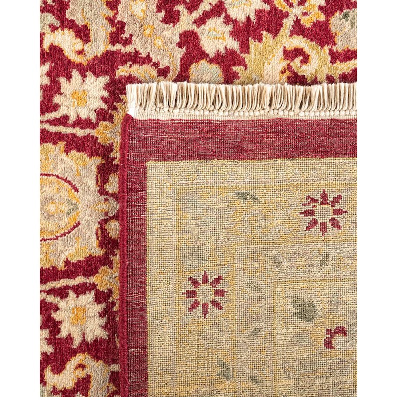 Overton Hand Knotted Wool Vintage Inspired Traditional Mogul Re Area Rug - 9 x 12