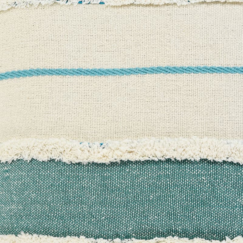 Sevita Turquoise Quarry Striped Throw Pillow, Single or Set of 2