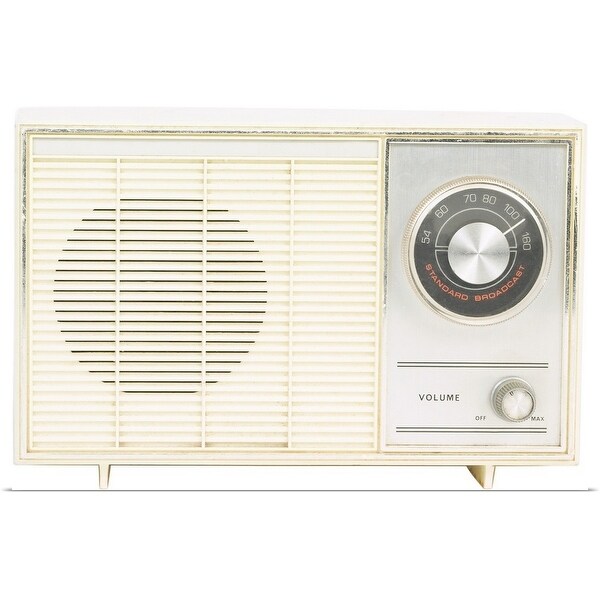 "Vintage radio" Poster Print