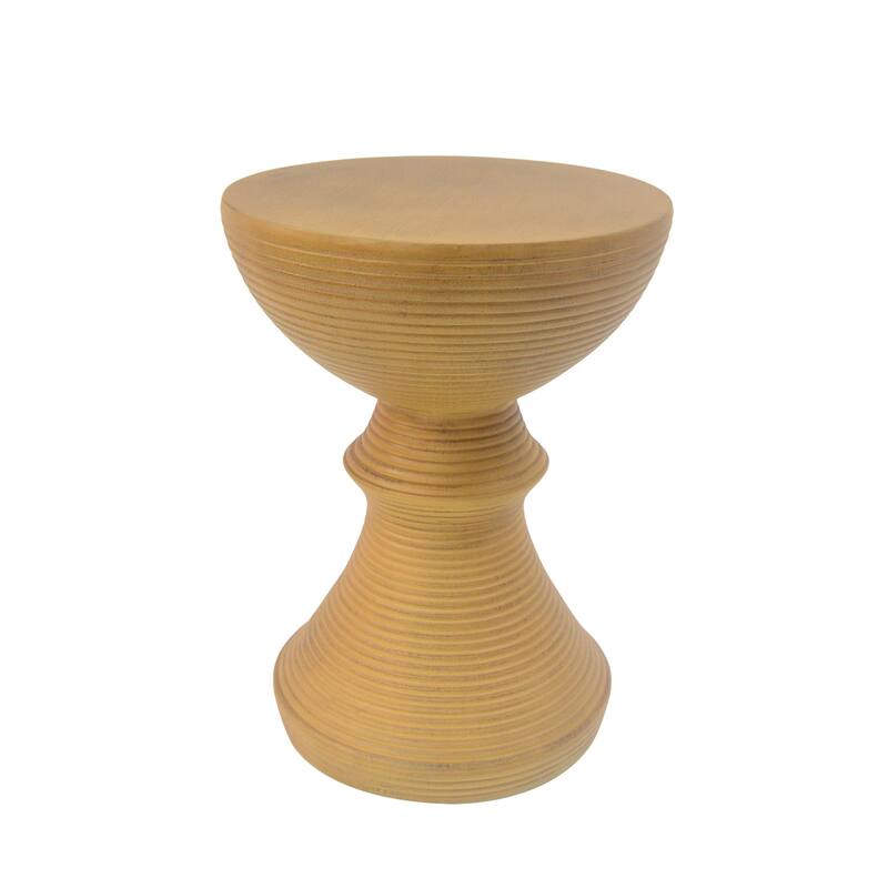 Holmen Outdoor Modern MGO Round End Table by Christopher Knight Home