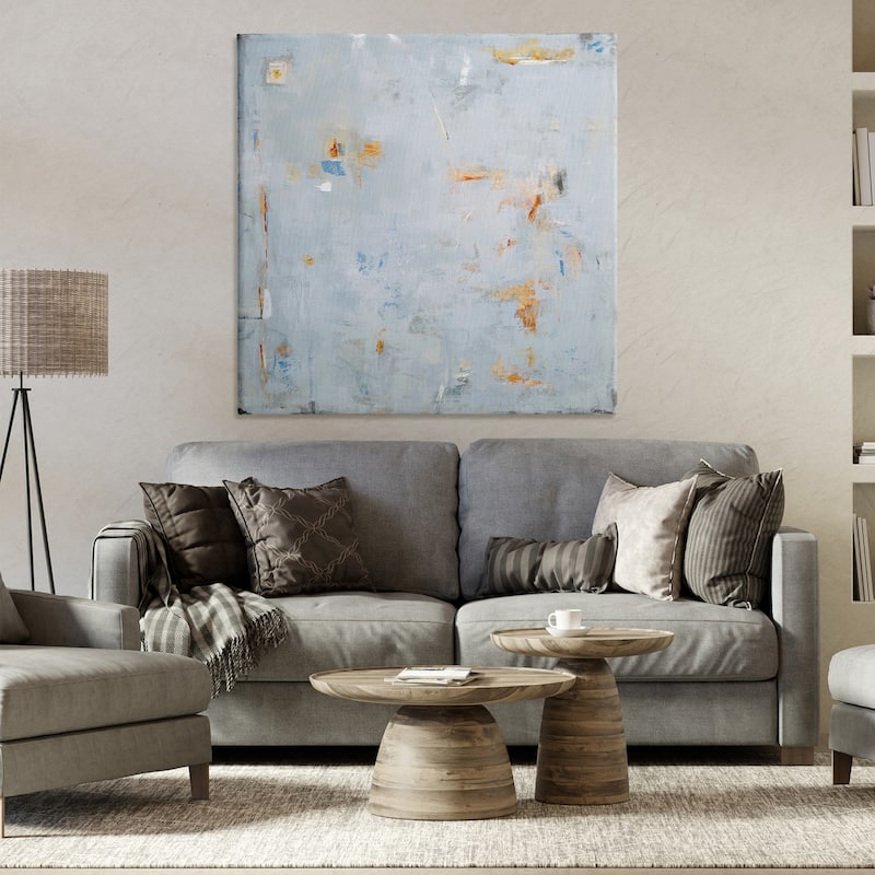 Stupell Abstract Grey & Accents Canvas Wall Art Design By Jodi Major