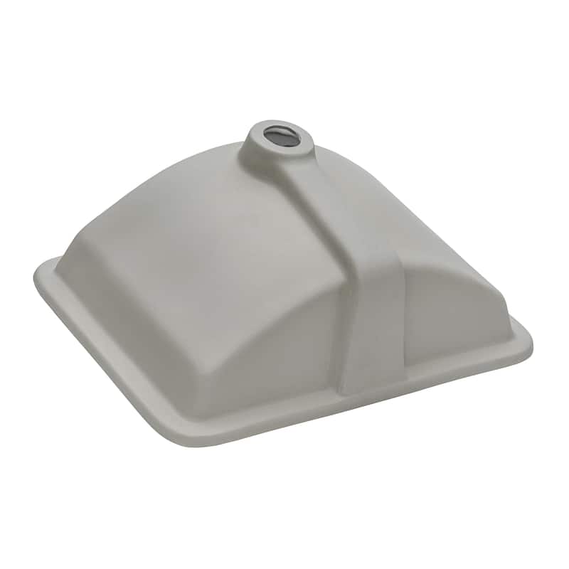 Ruvati 21 x 14 inch Undermount Bathroom Vanity Sink White Rectangular Porcelain Ceramic with Overflow - RVB0721