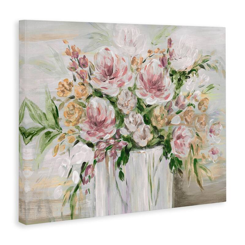 Stupell Country Style Floral Assortment Canvas Wall Art Design By Kristen Brockmon