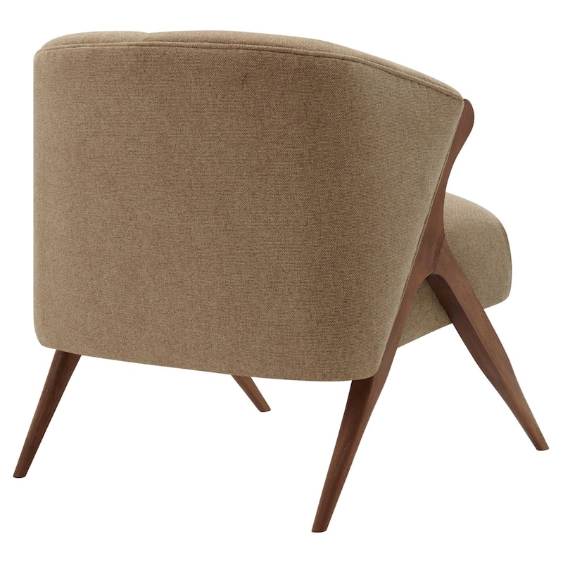 NPD Furniture Florence Vintage Mid Century Low profile Accent Chair