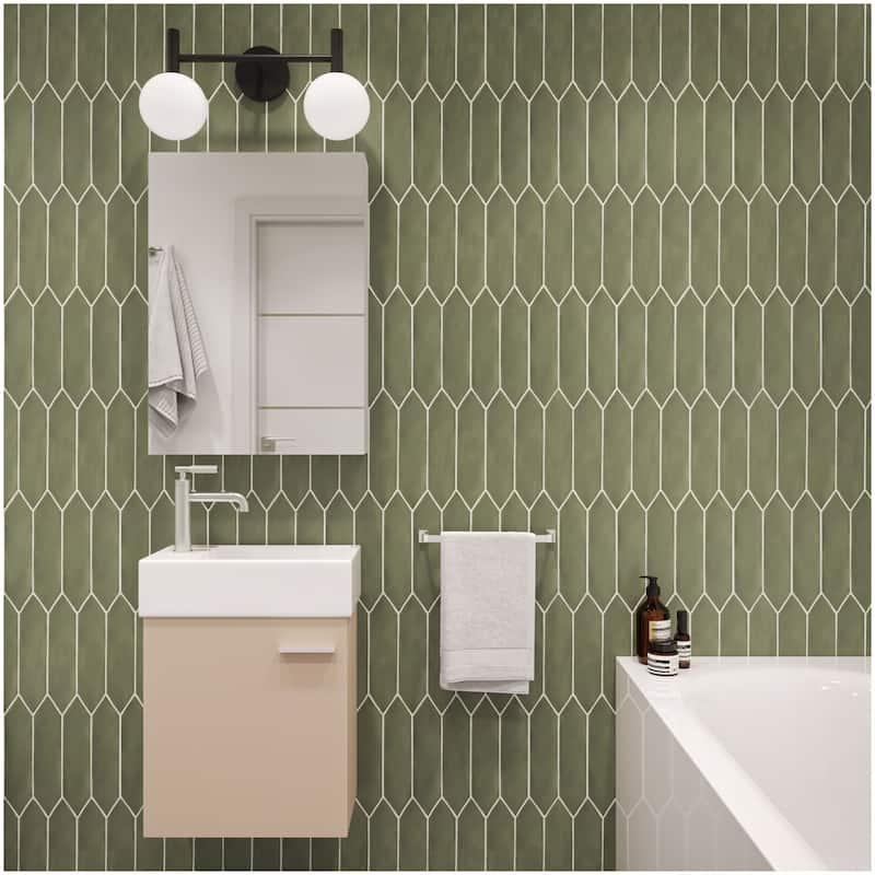 Swiss Madison SM-BV616 Colmer 19" Wall Mounted Single Basin Vanity Set
