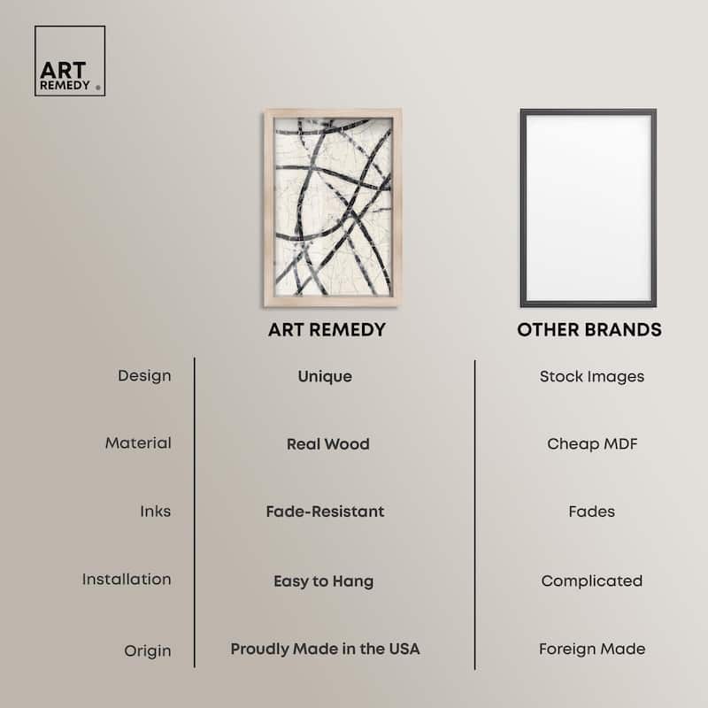 Intersecting Lines II Shadowbox by Art Remedy