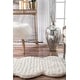 preview thumbnail 10 of 9, Nuloom Handmade Faux Sheepskin Shag Rug - 2' x 4'5"