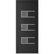 preview thumbnail 32 of 35, VDOMDOORS Manux 8933 | Front Door Exterior Door | Steel | Frame & Hardware Included | 18x80, Matte Black Entry Door Silver - W32xH80+14