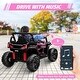 preview thumbnail 2 of 16, Ride On Car for Kids, 12V Toy Electric Truck UTV with Large Wide Seat and Remote Control