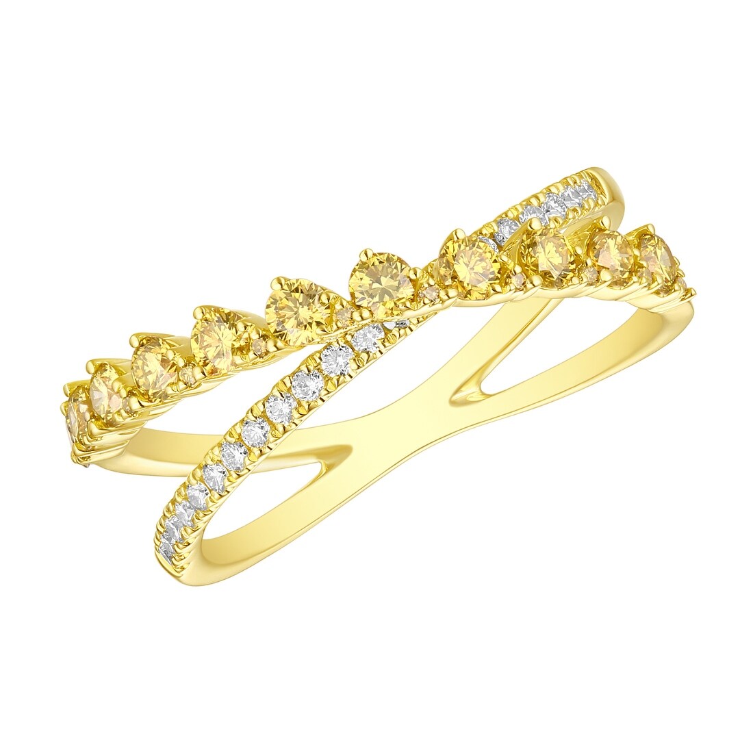 Prism Jewel 0.20 Carat G-H//I1 Round Natural Three Diamond Ring