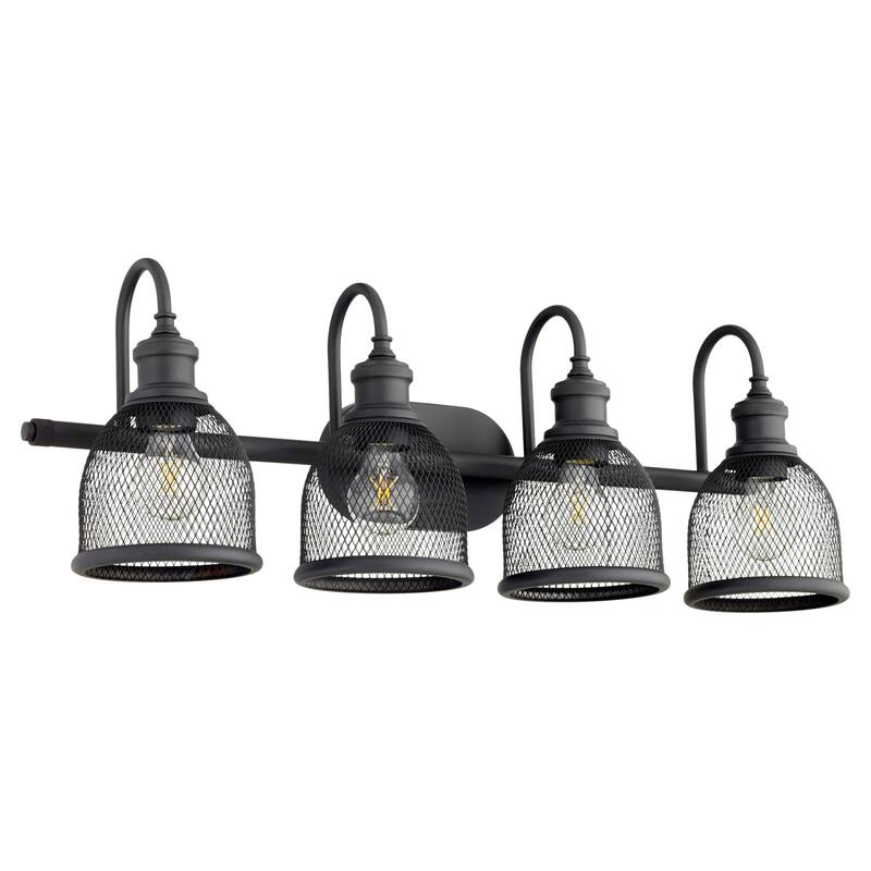 Quorum International Omni 4 Light 31" Wide Vanity Light - Noir
