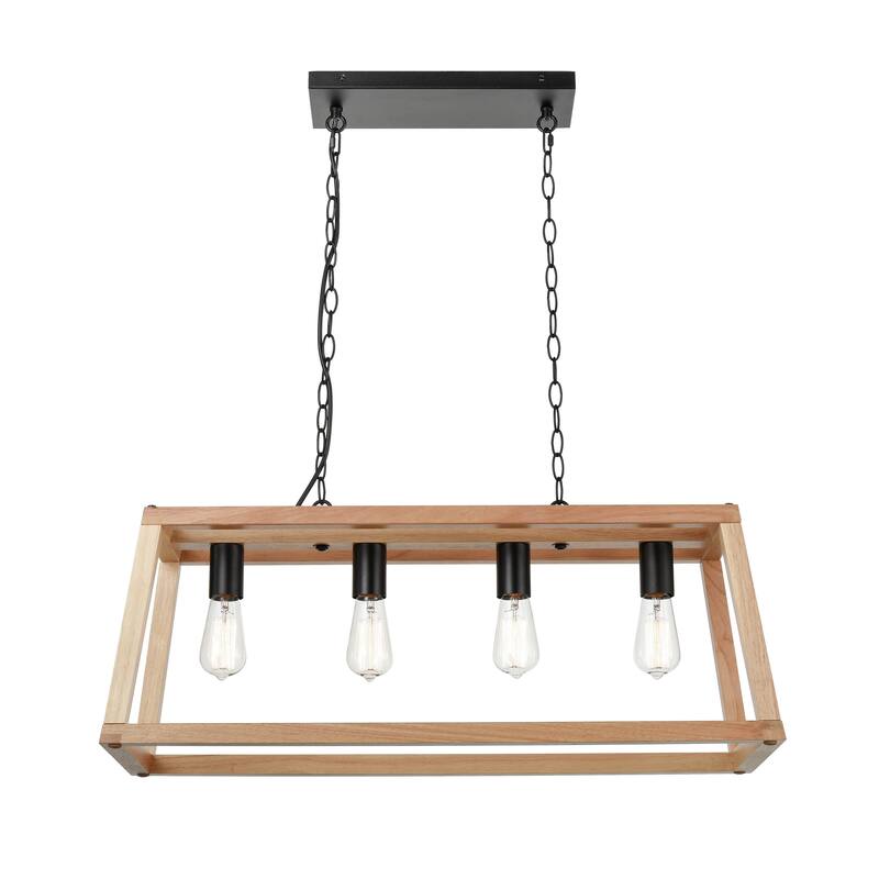 Light Society Bristol Wood Pendant Lamp