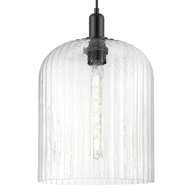 Innovations Lighting 716-1P-G559-12SDY Bridal Veil 12" Wide Cord Hung - Matte Black