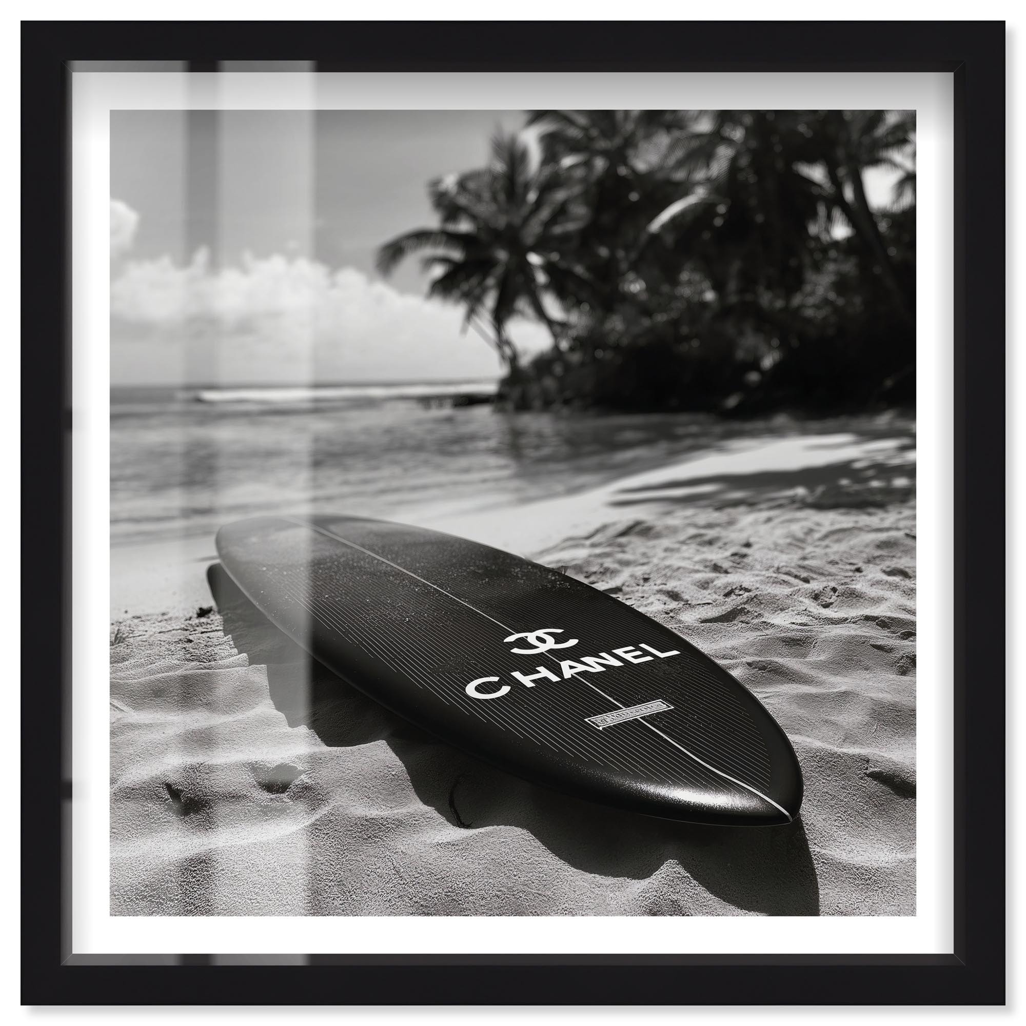 Couture on the Coast I Glam Wall Art Shadowbox Print by Notoriart