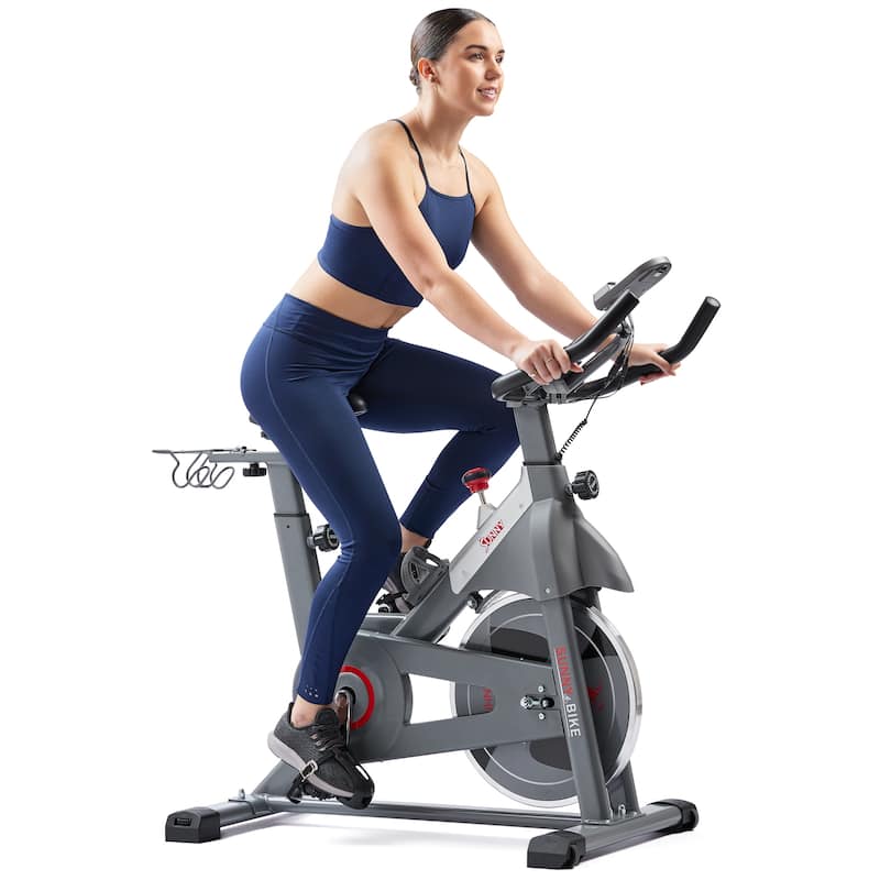 Smart Indoor Cycling Magnetic Resistance Exercise Bike SF-B123033 - Grey - 52.8 x 21.3 x 49.6 inches