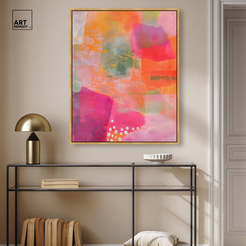 Garnet Gleam II Canvas by Art Remedy
