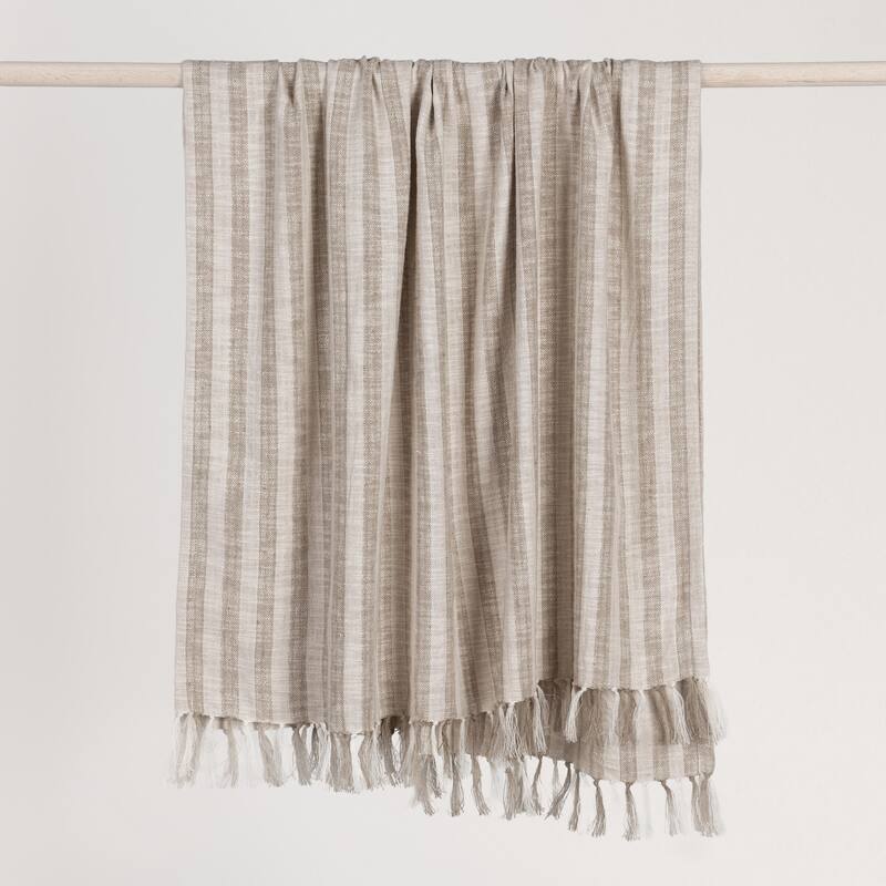 Villa by Classic Home Linna 100% Cotton 50x70 Throw Blanket Blanket