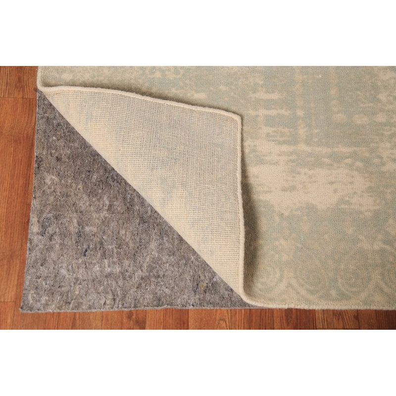 Contemporary Abstract Oriental Area Rug Handmade Wool Carpet - 5'3"x 7'6"