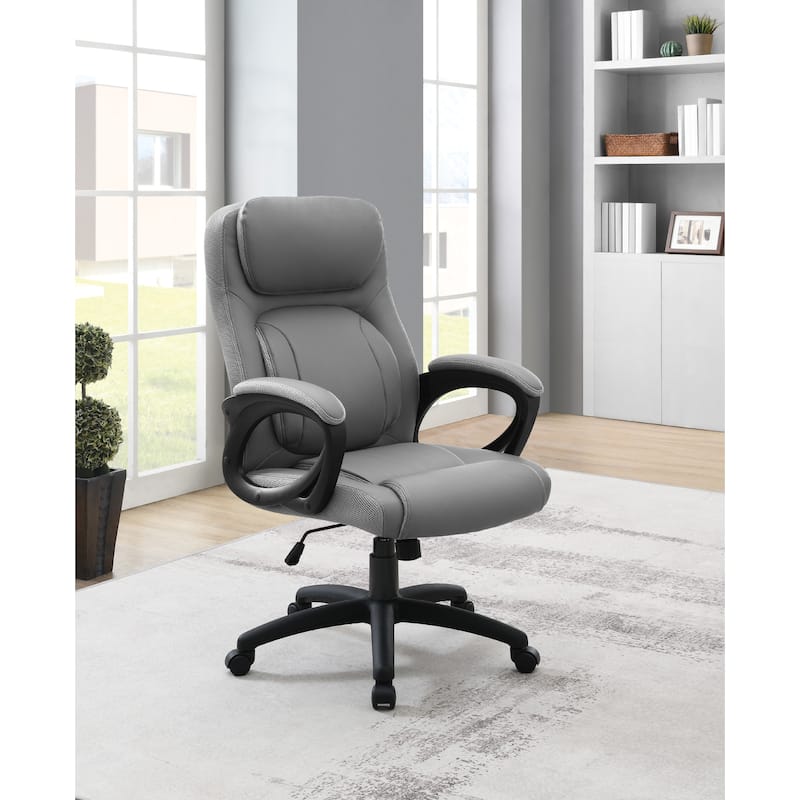 Managers Office Chair with Faux Leather with Padded Arms