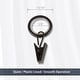 preview thumbnail 2 of 5, InStyleDesign 5/8 inch Noise-Canceling Curtain Rings w/Clip (Set of 10)