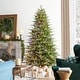 preview thumbnail 18 of 57, Glitzhome 7.5ft/9ft/11ft Pre-Lit Green Full Fir Artificial Christmas Tree with 1800/2450/3200 LEDs Simple Setup