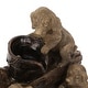 preview thumbnail 4 of 9, Dimmock Outdoor Outdoor Puppy Fountain by Christopher Knight Home