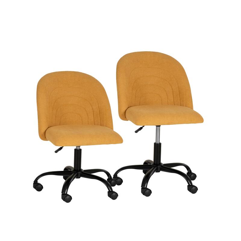 Linon Skyla Adjustable Height Swivel Office Chair