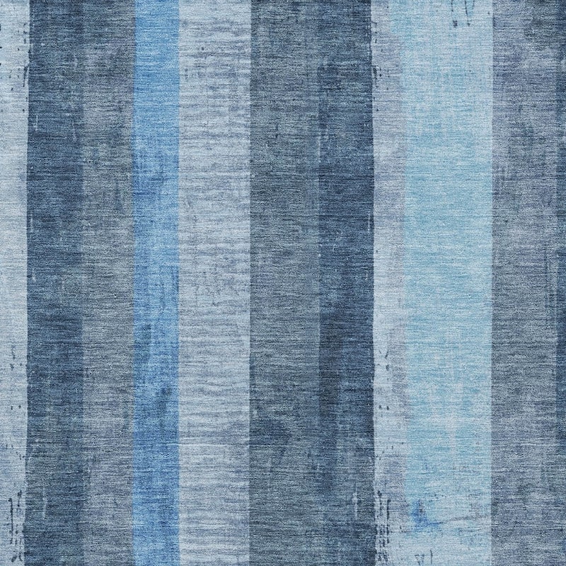 HomeRoots Striped Transitional Rectangle Outdoor Rug
